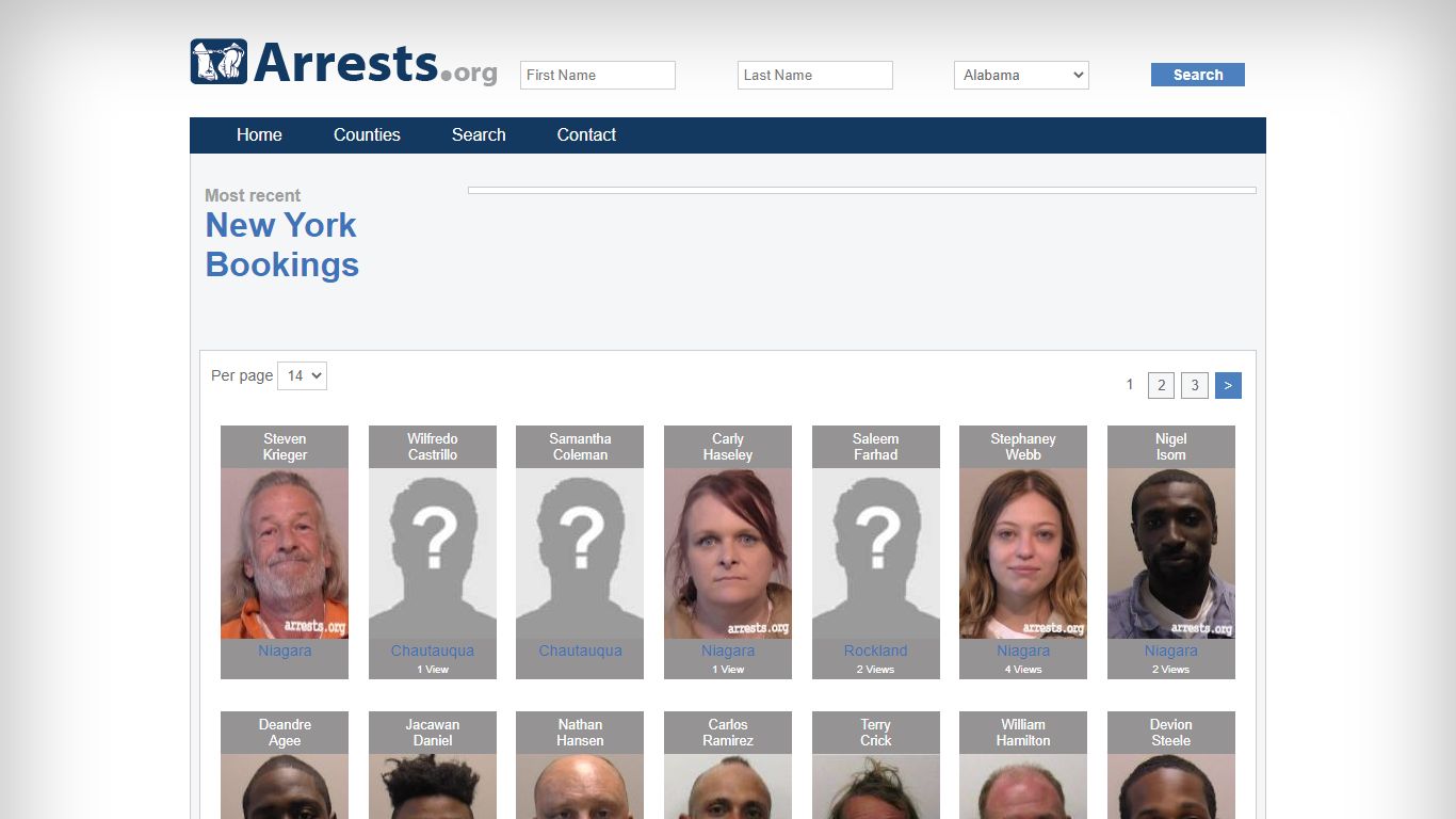 New York Arrests and Inmate Search
